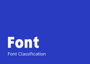 Font Classification